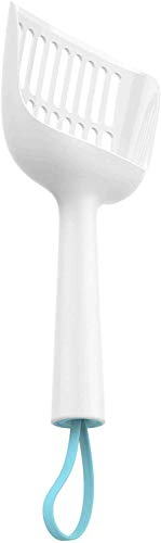 Image of Cature Care by Nature Cat Litter Scoop, Sturdy and Easy to Clean Suitable for All Cat Litter Types White