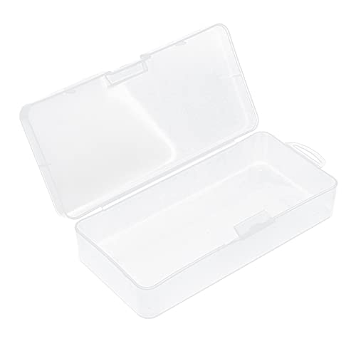 Transparent Plastic Storage Box for Fishing Lures and Jewelry - Fall with Flip Cover, Ideal for Organizing Accessories