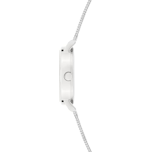 s.Oliver Damenuhr - Rund - Silber - 30 mm - Elegante Damenuhr aus poliertem Edelstahl mit Quarzwerk - 5 ATM wasserdicht - Kratzfest – Ansicht 5