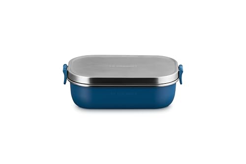Image of Le Creuset Stainless Steel On The Go Lunch Box, 30 oz., Deep Teal