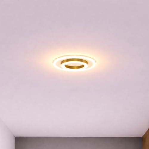 Image of hykolity Square LED Ceiling Light | 3-Colour Mode (Warm /Neutral /Cool White) | Ultra-Slim Surface Panel | CRI ≥97 Eye-Comfort | Modern Light for Bedroom & Corridor (Black, 12 Inch) (Round, 8 Inch)