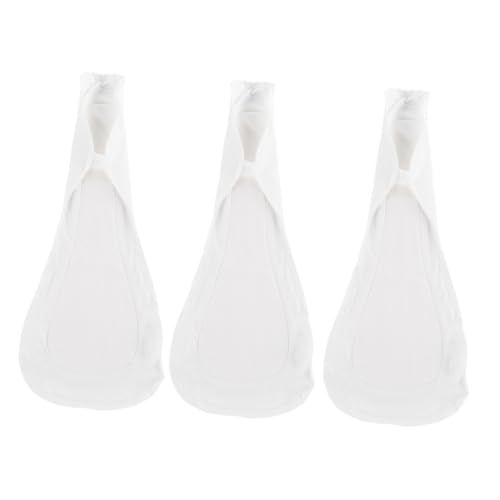 Anneome 3 Compresas Sanitarias De Tela Para La Menstruación Reutilizables Finas Y Suaves Lavables De Algodón Blanco