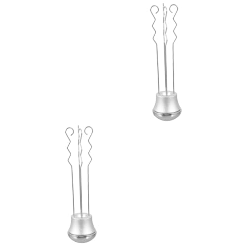 Mikikit 2pcs Distributor Espresso Coffee Stirrer Coffee Powder Whisk Coffee Distribution Stirrer Coffee Powder Stirrer Coffee Stirrer Tool Coffee Hand Stirrer Coffee Stirrer Needle