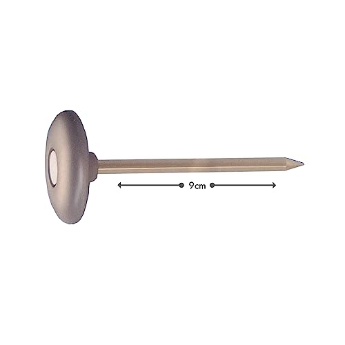 Blue Diamond Heavy Duty Steel Metal Tent Awning Groundsheet Pegs- Box Of 15