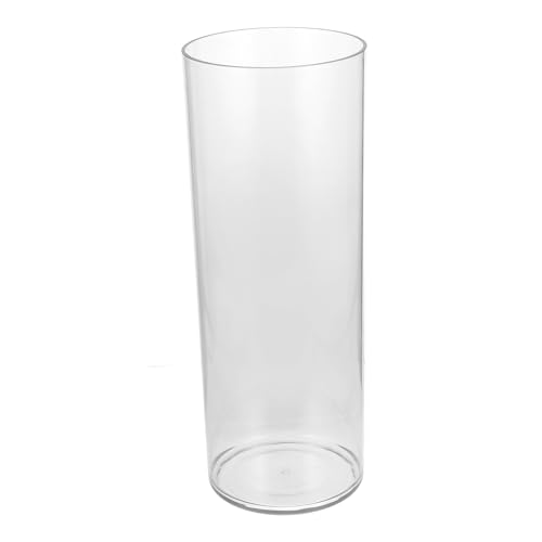 Warmhm Portaombrelli Trasparente in Forma Rotonda Contenitore Per Ombrelli E Accessori Per Ingressi E Uffici