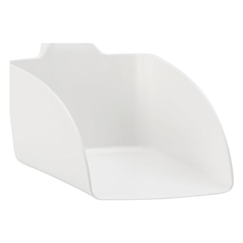 VIKAN Colour Food Grade Hand Scoop, 0.5 Litre, White, 56775