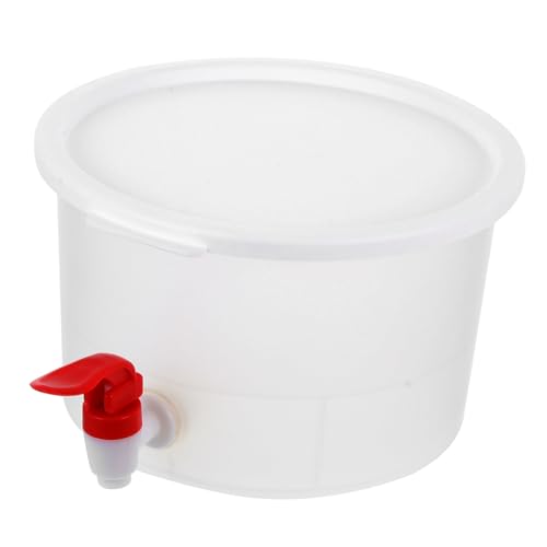 PRETYZOOM Large Capacity Beverage Dispenser with Spigot Tap for Parties Home Use and Restaurants Easy to Clean Water Container for Iced Tea and More