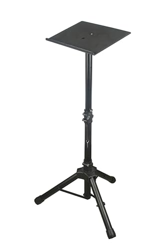 Image of Softline Pro Heavy Duty Multipurpose Adjustable Portable Tripod Stand for Workstation Music DJ Projector Mixer Projector Laptop Stand Professional & Height Adjustable (SP-PS003)