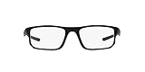 Oakley Men's OX8049 Voltage Rectangular Reading Glasses, Satin Black, 53mm + 1