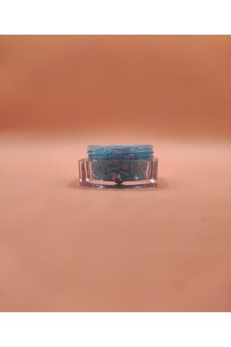 Mini Doğal Jel Glitter Baby Blue, 5 ml
