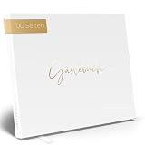 Love Notes Gästebuch Hochzeit, Geburtstag & Jeder Anlass, 100 Blanko Seiten