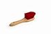 Legends Stiff Poly Wood-Handled Tub Scrub Brush - Red - 9
