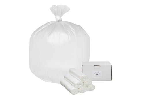 Top Knot Bags 45 Gallon Garbage Trash Bag 40X48" Clear