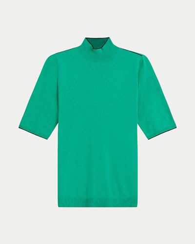 Image of Company Ellen Tracy Women's Women's Mock Neck Sweater, Carlee Elbow Sleeve Turtleneck Pullover Shirt Top