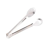 Pinza multifuncional para carne: proporciona un agarre firme para servir ensaladas, panes, carnes , pasteles, fideos, huevos cocidos, tostadas, fruta y mucho más. fabricada en acero inoxidable