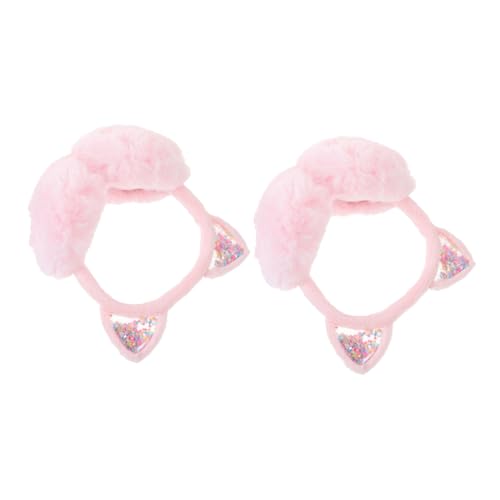 Orejeras para acolchado orejeras invierno felpa gorro frío cálido diadema para ciclismo