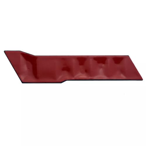 Image of 2pcs Replacement for 2009-2013 ZR1 Supercharged Side Door Emblems 3D Badge Decal Stickers (Silver Black Red)