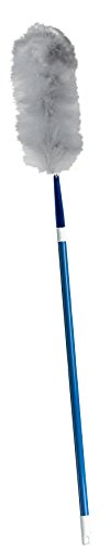 Plumeau statique manche télescopique Ettore 48610 lot de 6 pour poussière en hauteur