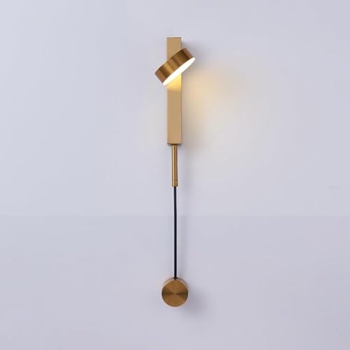 Lámpara de pared LED de diseño moderno y alta precisión con sistema rotatorio de 180°