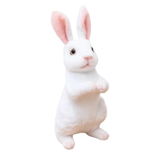 Lapin en peluche réaliste : la solution douce contre les angoisses du sommeil des petits