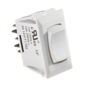 RV Designer Collection S345 White 10 Amp Rocker Switch (Quantity 4)