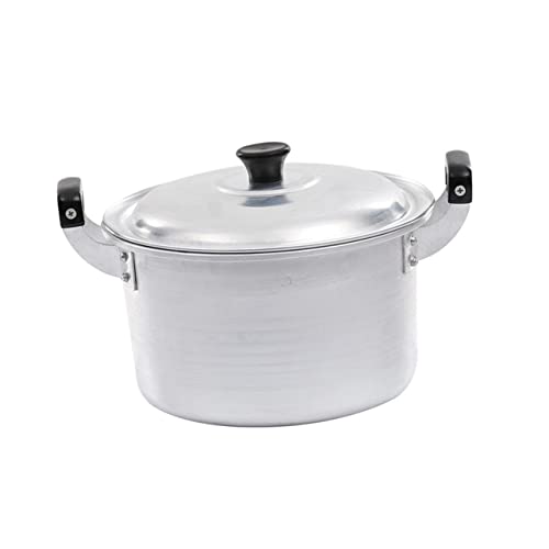Alipis Aluminum Stockpot for Soup and Noodles Multi-function Cooking Pot Capacity Design for Easy Heating and Cooking for Home Use