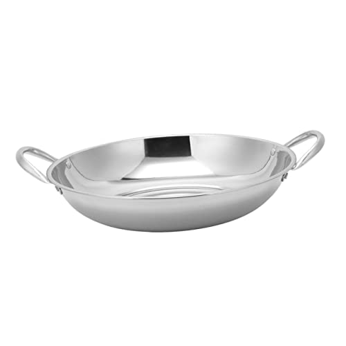 Wok japonés de acero inoxidable pack x3 23x22x5 cm miniatura 5