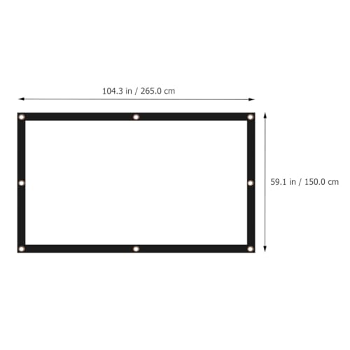 Pantalla de proyección plegable DOITOOL 9 Polyester miniatura 2