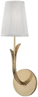 Hudson Valley Lighting Deering - One Light Wall Sconce - 4.75 Inches Wide by 15.75 Inches High-Aged Brass Finish
