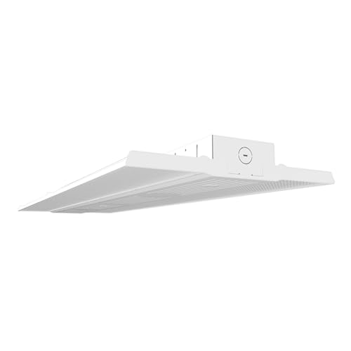 RAB Lighting RAB RBAY17L LED Linear High Bay, 260/320/400W, 35/40/50K, Compact Design, Adjustable Power and Color Temperature, 120-277V, Includes Chain and V-Hook for Mount, White
