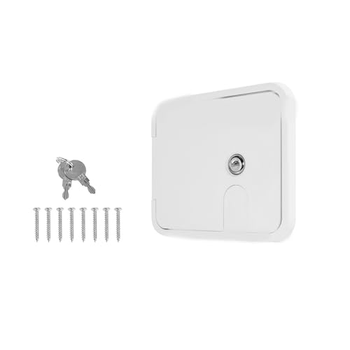 Cubierta antirrobo para escotillas de cable y almacenamiento seguro