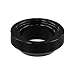 Thru Axle Washer 7.5mm M15x0.2/5mm for Bike Hub Axle Flat Conical Spacer Aluminum Alloy Rear Hub Shim Compatible with Mountain Bikes, Black(M12x7.5mm)