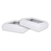 Fypon Premium Square Quickpost Trim Kit | Fits 4" Quickpost | Includes Top and Bottom Trim | 405004SQTK