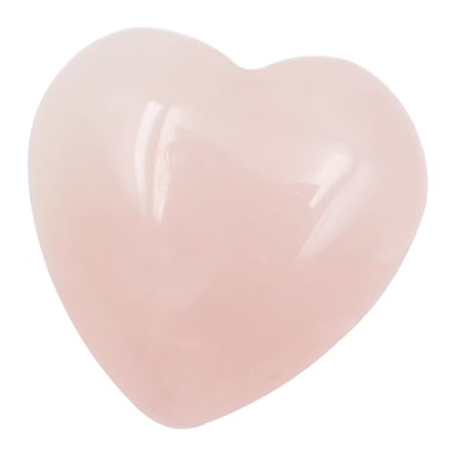 Sarini 10 PCS Rose Quartz Heart Crystals Natural Crystal Polished Healing Cute Mini Pocket Stones Palm Thumb Love Gemstones Set - Image 2