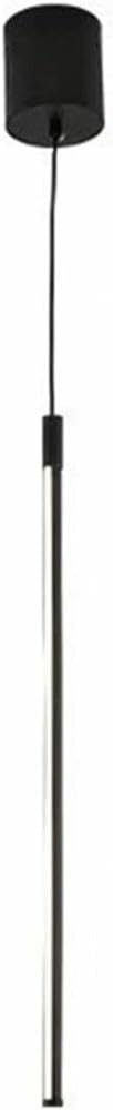 Suspension minimaliste aluminium au-dessus de table lumière blanche 120 cm
