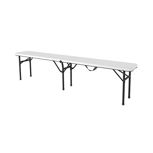 Gardiun NT1830 - Banco plegable portátil Koln 180 183x28x44,3 cm