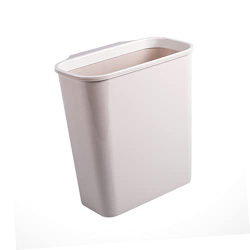 Contenedor de basura rectangular para cocina beige miniatura 3