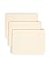 Smead End Tab Fastener File Folder with Divider, Shelf-Master Reinforced Straight-Cut Tab, 2 Fasteners, 1 Divider, Letter Size, Manila, 50 per Box (34220)