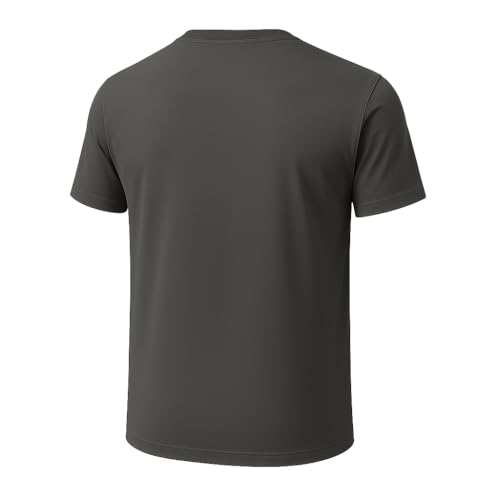 6-Pack Bulk Men’s T-Shirts – Soft Pre-Shrunk Premium Cotton, Short Sleeves, Reinforced Collar, Crew Neck, Casual Fit4