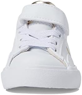 POLO RALPH LAUREN Baby Girl's Theron V PS (Toddler) White Smooth Pu/Gold Metallic/Glitter/Gold Pony Player 4 Toddler M | Image 5