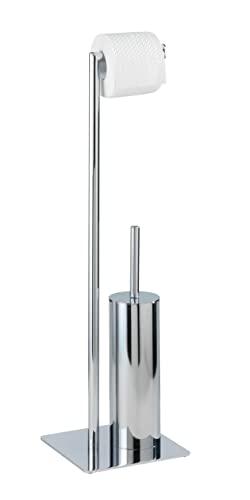 WENKO Stand WC-Garnitur Mod. Recco, 2-in-1 WC-Bürste &...