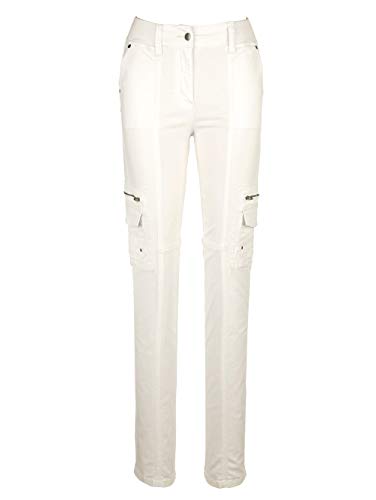 Preisvergleich Produktbild Paola Damen Cargohose Weiß 20 Baumwolle