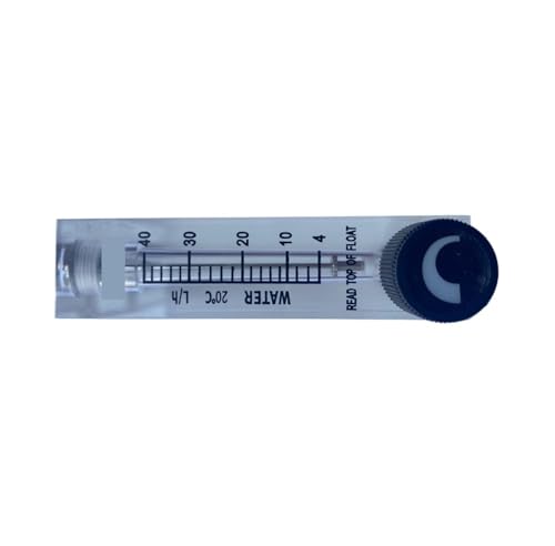 Débitmètre à rotor 1/4 pour réguler l'arrosage hydroponique de 16-160 ml/min