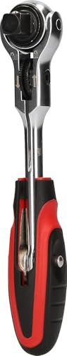 Carraca mini 3/8 BRILLIANT TOOLS finition chromée avec tête orientable 72 dents - 4