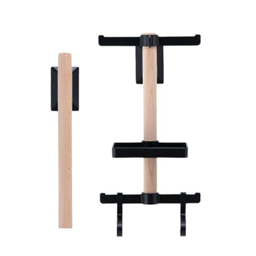 Porte-vélo vertical et support casque mural pour rangement maison et appartement
