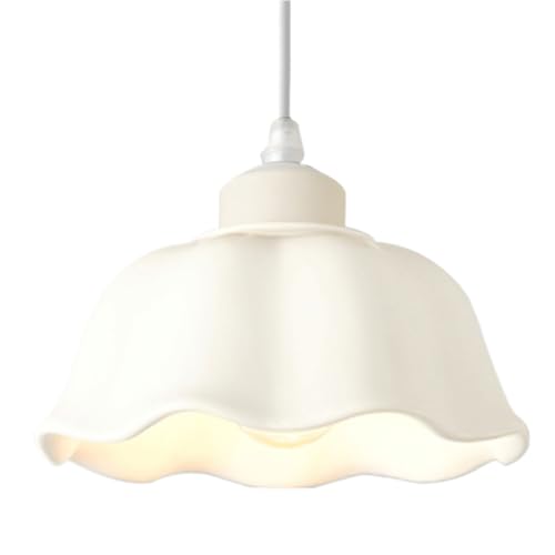 Suspension céramique E27 luminaire industriel pour déco salon et salle à manger