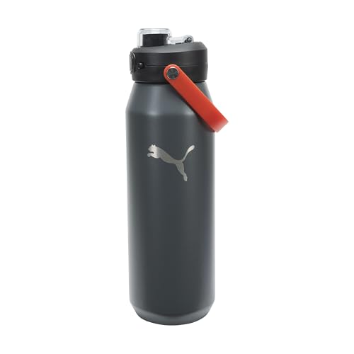 Image of PUMA unisex-adult 32oz Insulated Stainless Steel Water Bottle With Carry Handle