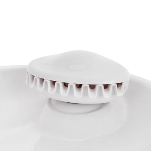 Fuente de agua para gato, blanca miniatura 6
