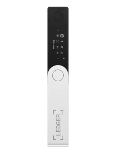 Ledger Nano X - The Best Crypto Hardware Wallet - Bluetooth - Secure and Manage Your Bitcoin, Ethereum, ERC20 and Many Other Coins