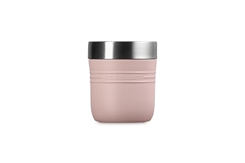 Image of Le Creuset Stainless Steel On The Go Food Jar, 16 oz., Shell Pink